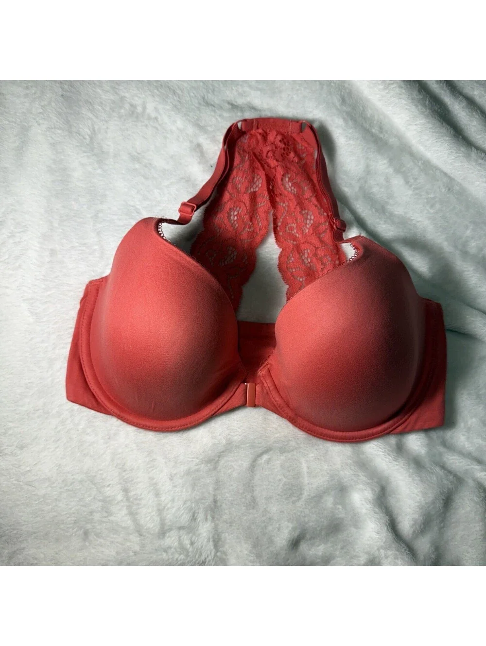 Victoria's Secret Women's Racerback Bra 32DD Lace Back Perfect Shape